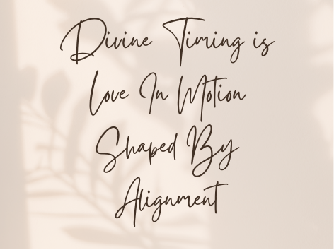 When Love Decides the Moment